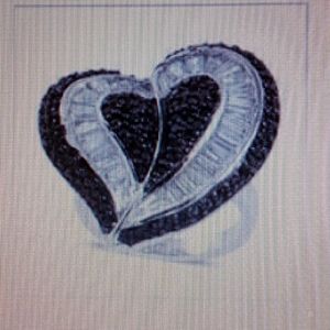 SOLD Black onyx,  simulated dia.